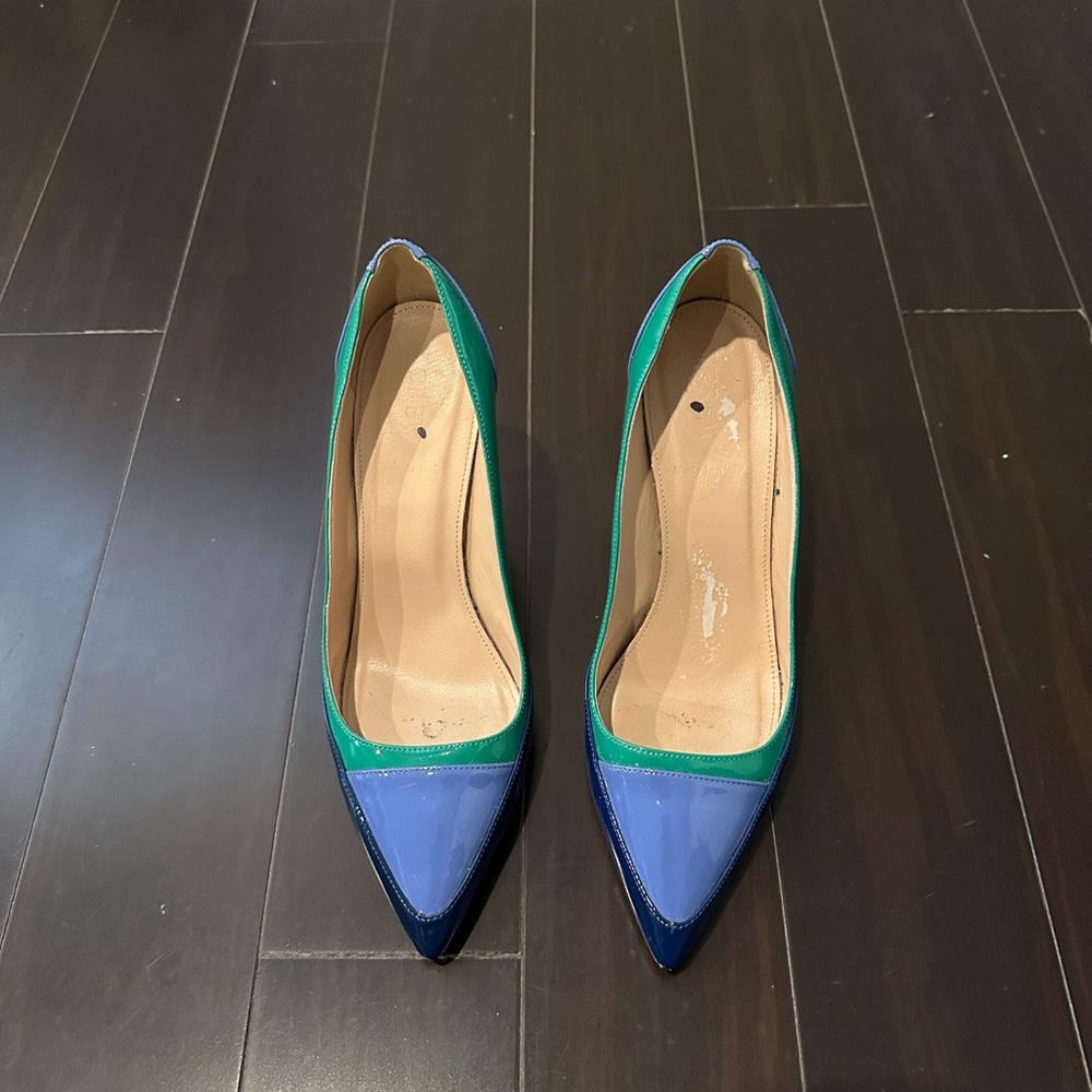 Jcrew color block heels